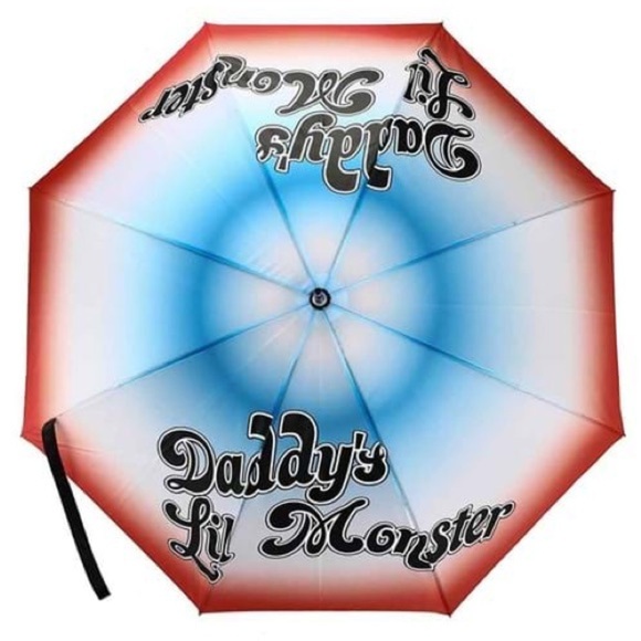 DC The Suicide Squad - Harley Quinn Baseball Bat Handle Umbrella - BNWT 🤡☂️ - Picture 2 of 9